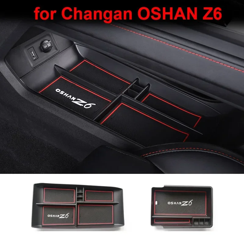 

1 шт. для Changan OSHAN Z6 2022 2023, подлокотник, ящик для хранения, центральное управление, отсек для хранения, декоративные аксессуары