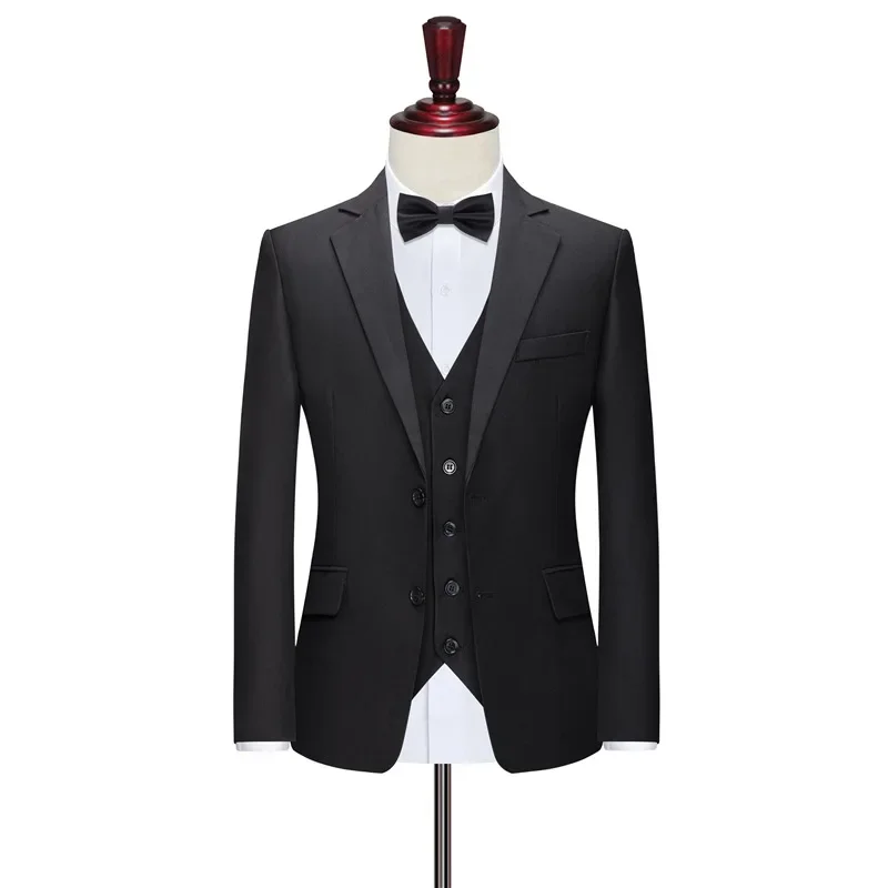 (020)Men\'s performance suit, singer stage annual meeting, wedding host performance suit suit dress