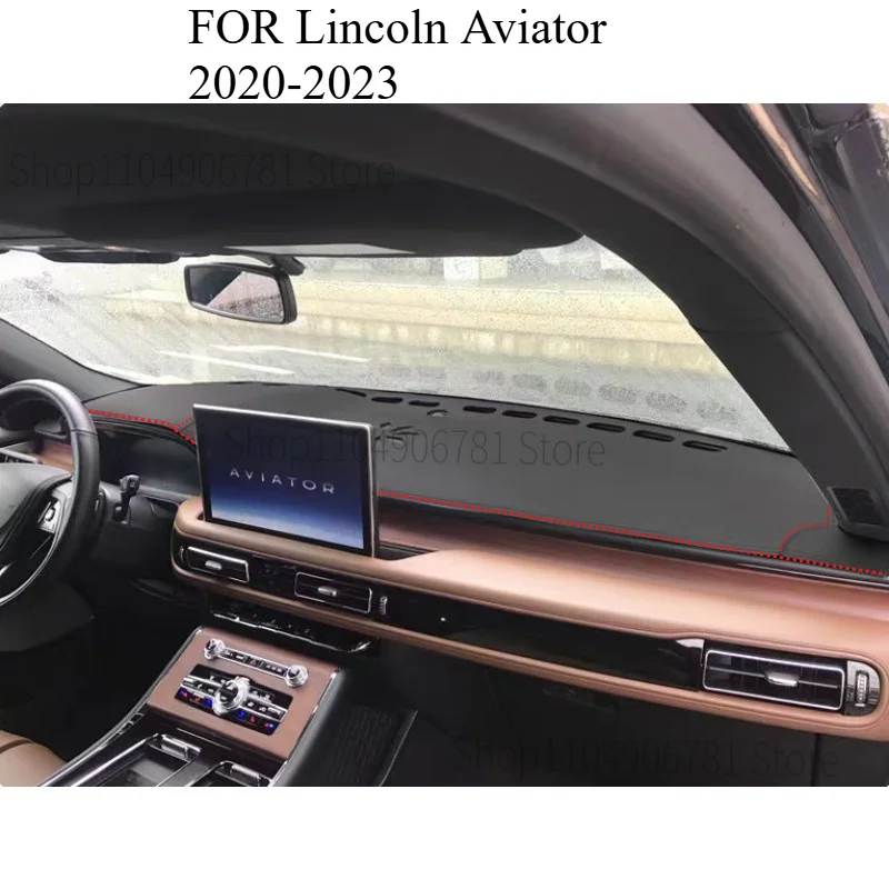 FOR Lincoln Aviator 2020-2023 Car Dash Mat Dashmat Dashboard Mat Cover Sun Shade Dash Board Cover Carpet  Accessories