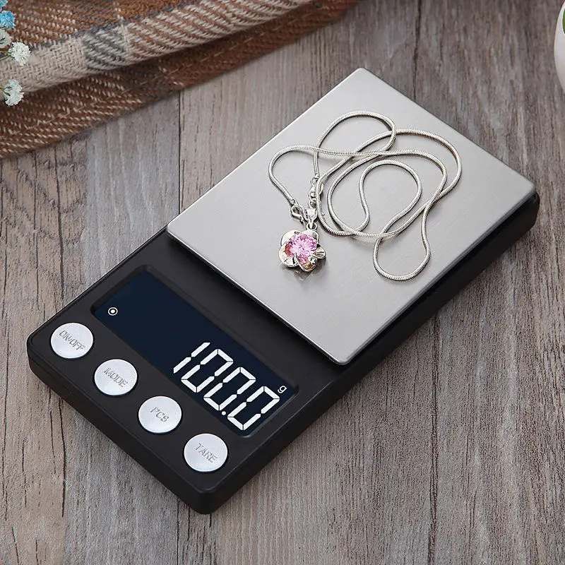 

0.01g Precision Mini Scale Digital LCD Jewelry Gold Diamond Accessories Pocket Scale Gram Balance Kitchen Weight Scales