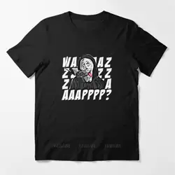 Beach man tee shirt fashion print tees Ghostface Wazzzaapp Essential T Shirt unisex t shirts teenager casual tops short sleeve