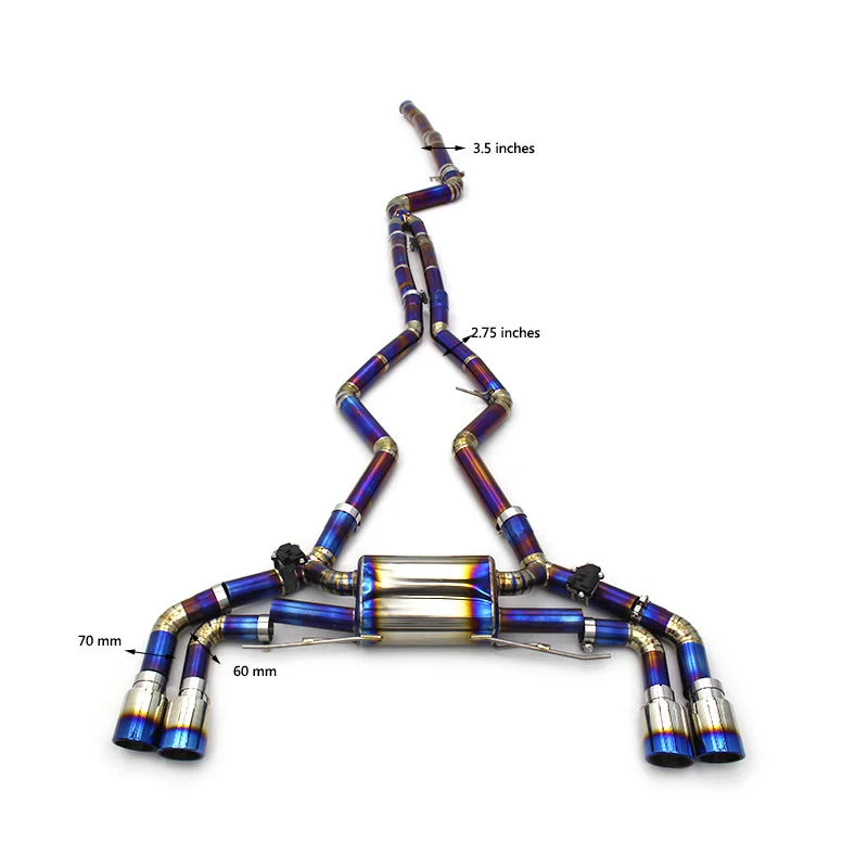 

YD Valve Catback Exhaust For BMW M340i M340 M440 M440I G20G22 B58 3.0T 2019-2024 Stainless Steel Exhaust Pipe Muffler Exhaust