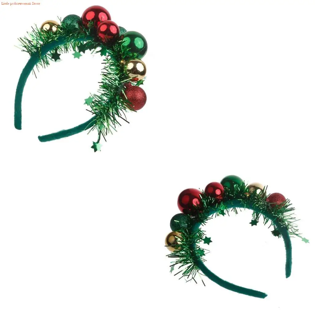 F92D Colorful Hair Hoop for New Year Party Celebration Festive Hairband Headdress