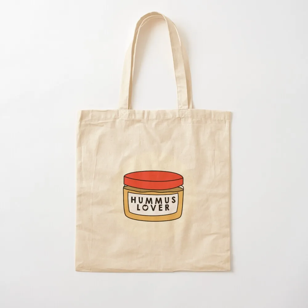 

Hummus Lover Tote Bag Lady bags custom fabric bag free delivery bags Canvas Tote Bag