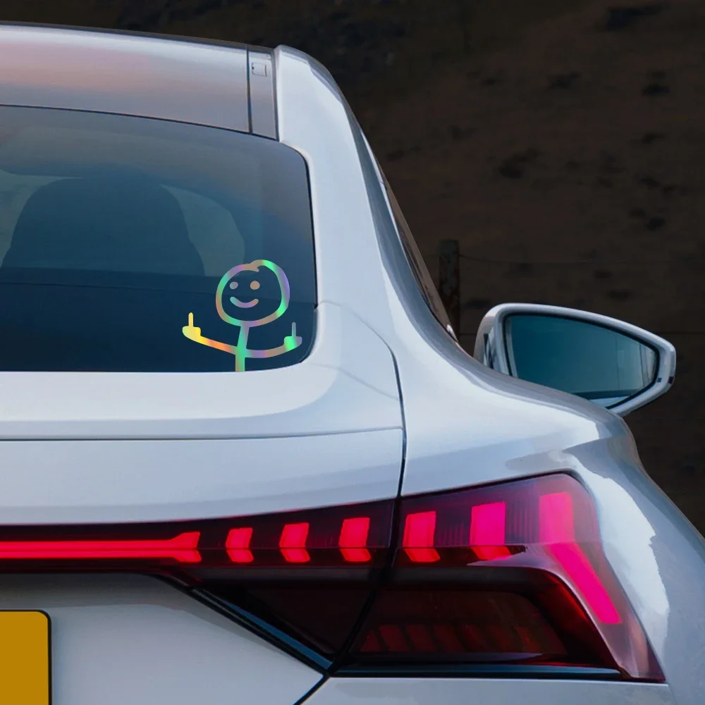 ملصقات تصميم الإصبع الأوسط الإبداعية FK ، شارات مقاومة للماء للسيارات ، الشاحنات ، الزجاج الأمامي للنافذة ، منتصب الوفير ، ملحقات الديكور ، مضحك #4