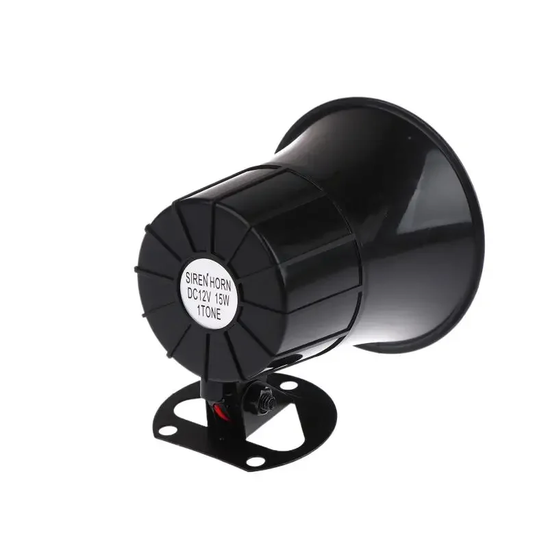 🚨 | صفارة إنذار مضادة للسرقة متوافقة مع مضيف ES-626 - بوق إنذار أمان خارجي عالي الديسيبل تيار مستمر 12 فولت للداخلية/الخارجية #1