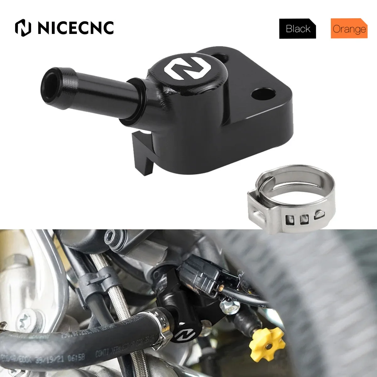 NICECNC Motorcycle Fuel Rail For KTM EXCF 500 450 350 250 SXF XCF Husqvarna FX FS FX FE 501 450 350 250 2017-2023 GasGas EXF ECF