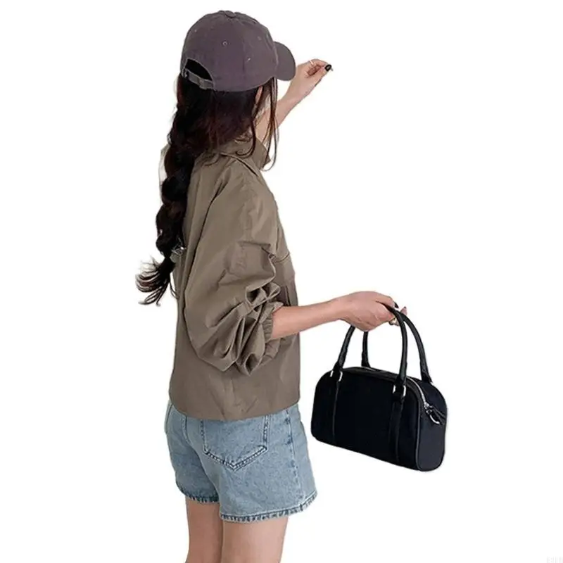 

Изысканная женская сумка через плечо из искусственной кожи в стиле пэчворк, нейлоновая сумка через плечо с верхней ручкой для