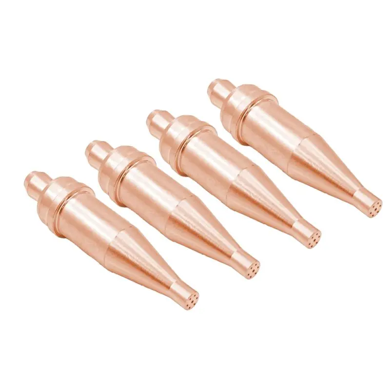 

Easy Use 1-101 Series Acetylene Cutting Torch Tips, Size 0-3, Fit V-Style Heavy Duty Torch - Pack Of 4