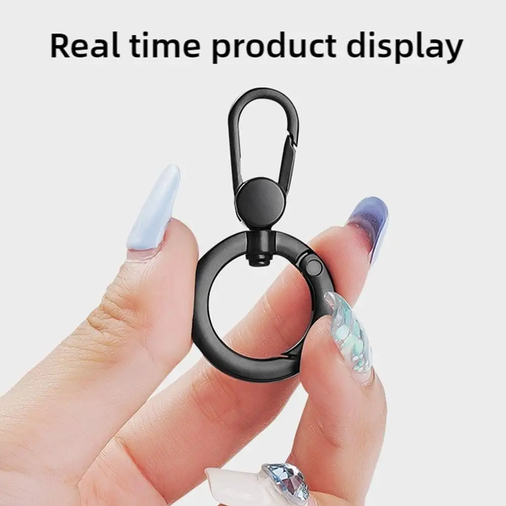 

Mobile Phone Hanging Rope Portable Rotatable Detachable Clip Hanging Hook Hanging Clock Metal Painted Steel Buckl P1M3