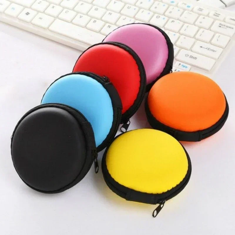 1pc Mini Earphone Protective Bag Box Hard EVA Case Digital Charger Headphone Storage Bag Usb Data Cable Organizer Carrying Pouch