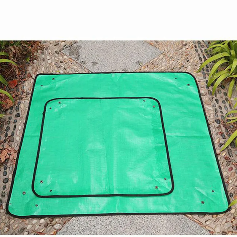 68CM 100CM Planting Mat PE Gardening Potting Mat Waterproof Reusable Flower Gardening Mats Transplanting Foldable Cushion Pad D2