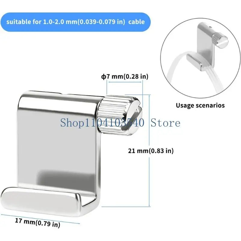 02DC 6Pcs Picture Hanging Wire Hooks Art Frame Displaying Hanger Easy to Install