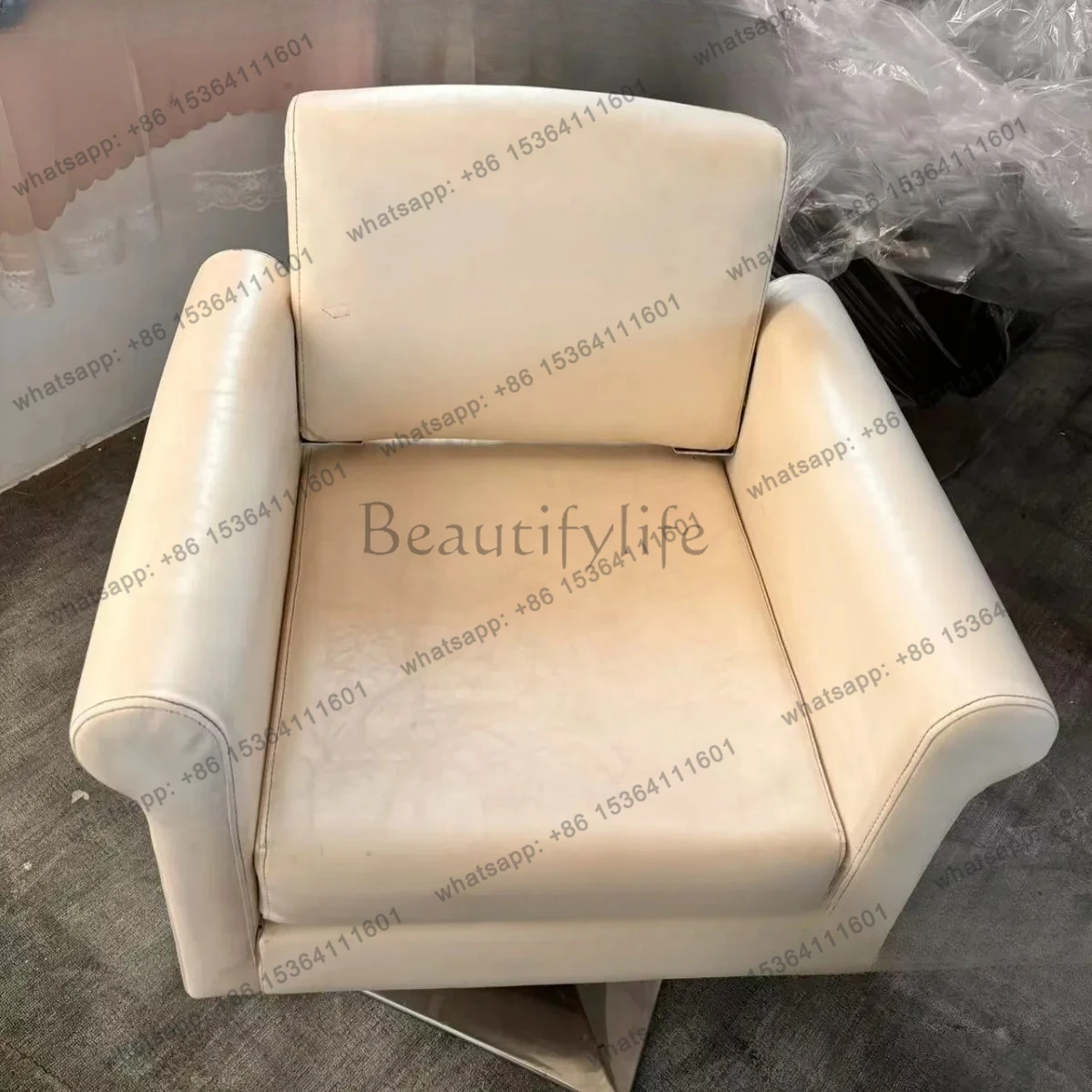 Cross-Border Hairdressing Chair Salon Adjustable Barber Shop Special Perm Dye Salon Chair