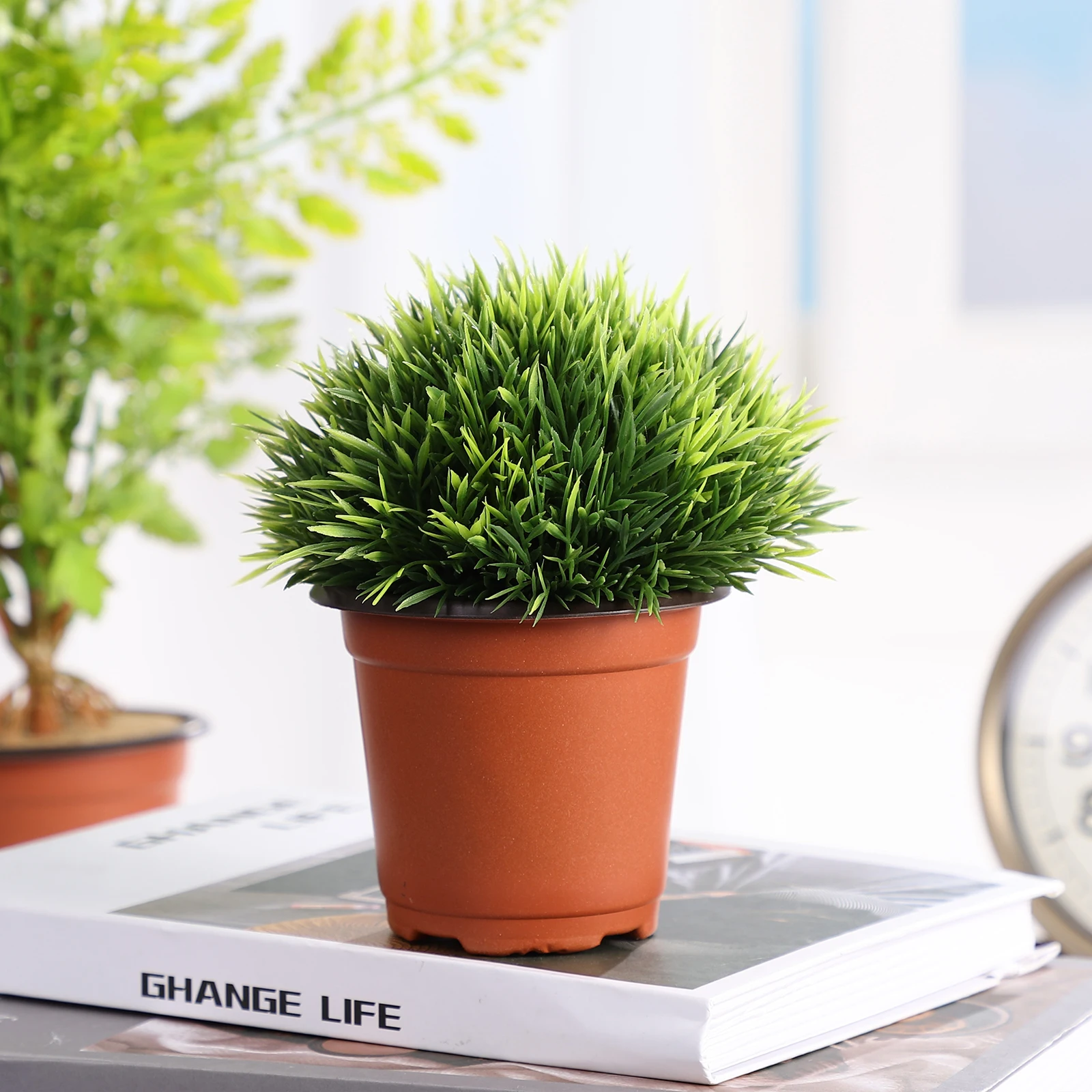 100 Pcs Plastic Flower Pots Minimalist Containers Drainage Hole for Desk Bookshelf Balcony Garden Plants Lightweight - Image 6