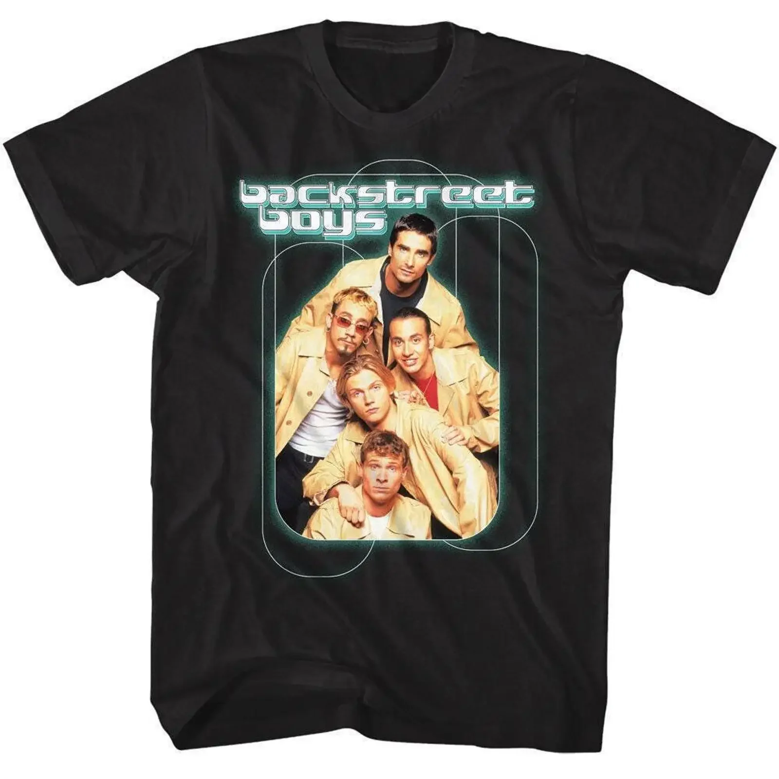 Backstreet Boys T Shirt Everybody Glowing Tour vintage Washed Breathable streetwear Stretched Top For Everyday Wear homme