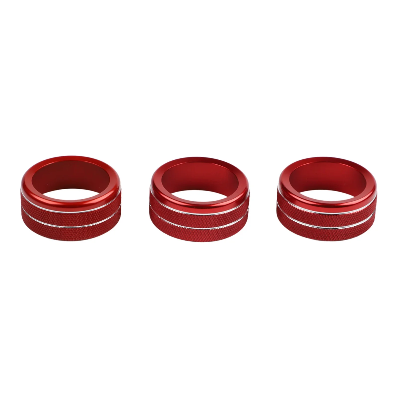 Push Start Accessory Knob Cover Trim Metallic Finish Scratch Resistant Conceals Scratches Car Interior Upgrade