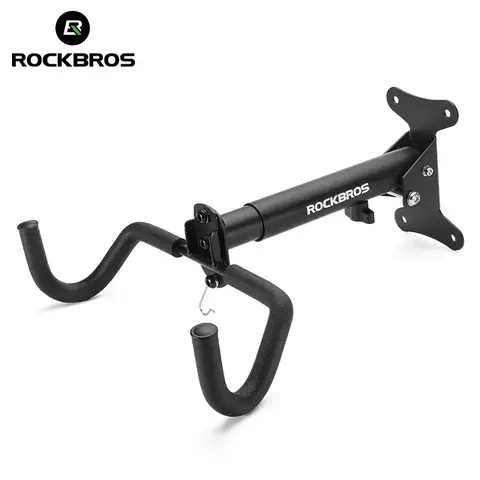 ROCKBROS Local Ship Bike Rack Wall Mount Garage Home Adjustable Rack Horizontal Bike Hook Thickened Reinforced Bike Holder