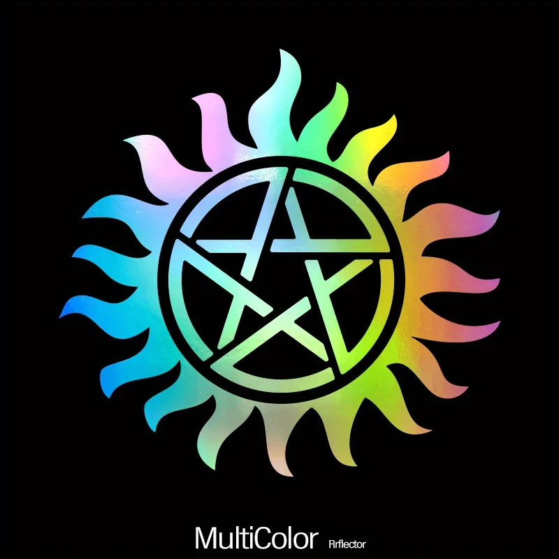 Pentacle Creative Car Sticker Supernatural Reflective Vinyl Decal