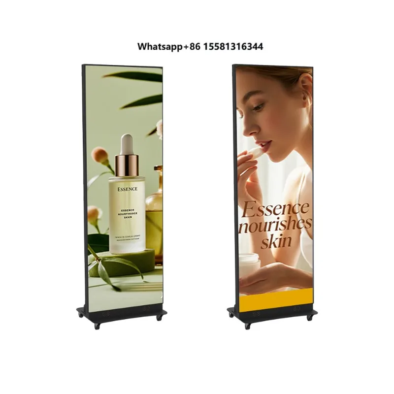 RAYBO Easy Installation: New Foldable HD LED Panels with a Folding Design for Retail Window Displays.