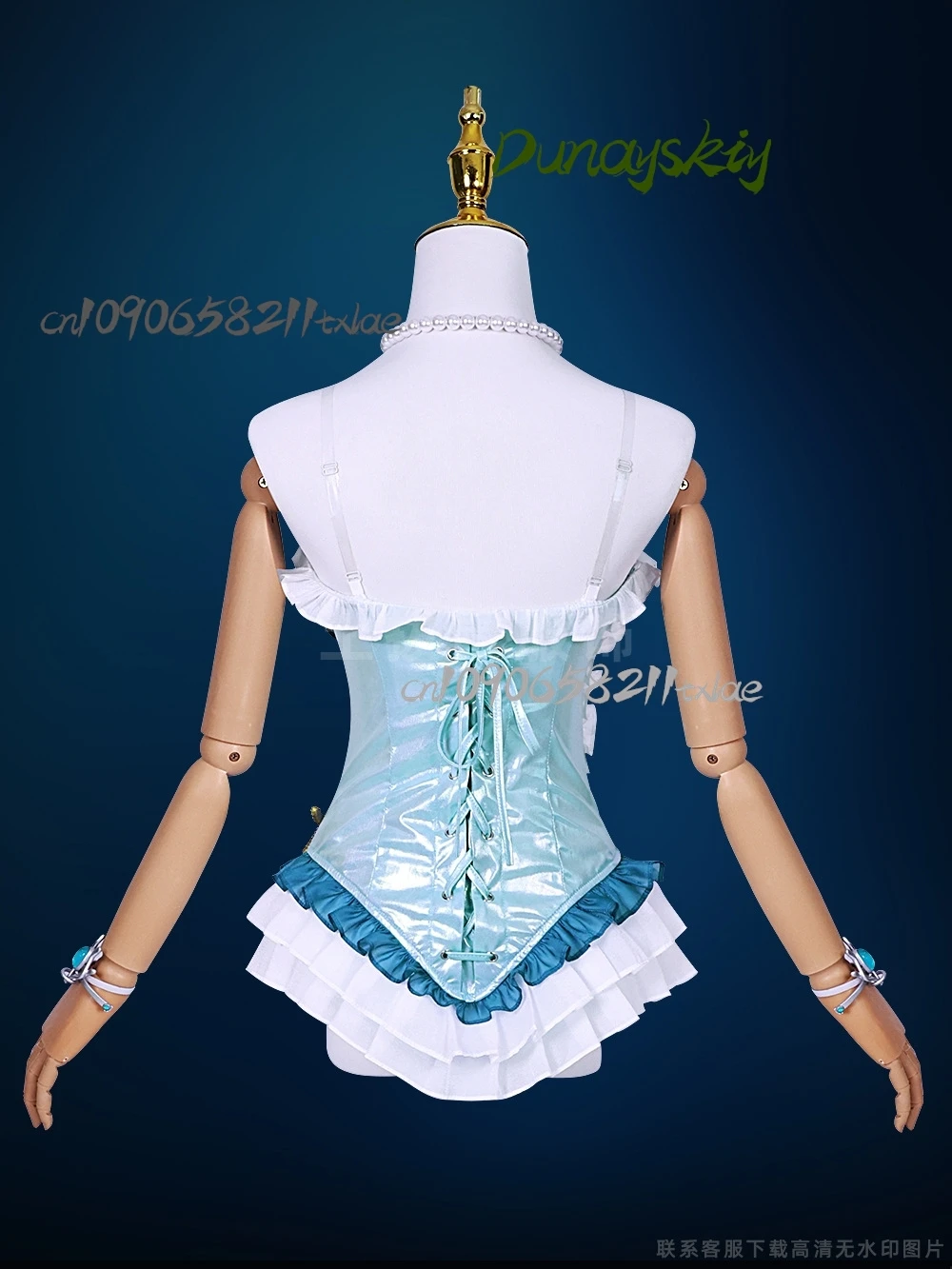 Identity V Fiona Gilman Priestess аниме костюмы для косплея парик аксессуары сексуальные купальники высокого качества синий Гайнсай Ки Хэллоуин