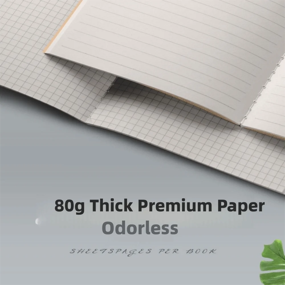 Wysokiej jakości notes z grubego papieru a5 Ekologiczny, prosty pamiętnik w stylu vintage z okładką kraftową dla studentów