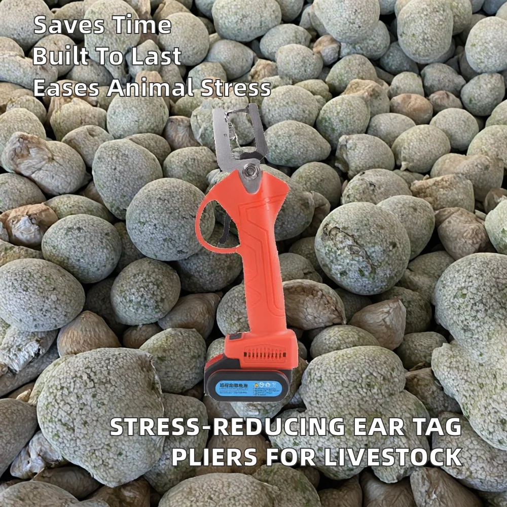 Stainless Steel Electric Ear Tag Pliers Lengthens Endurance Reduces Stress Time-Saving Farm Pig Animal  fast shipping