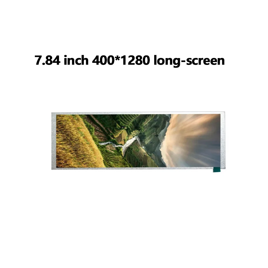 7.84-inch IPS Electronic Label Screen 400x1280 Secondary Display Compatible with Raspberry Pi for Business & Industrial Use