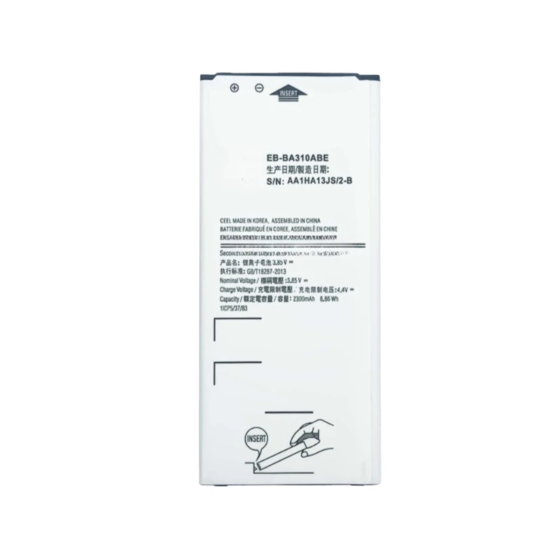 New Replacement Mobile Phone Battery 3.85V 2300mAh EB-BA310ABE for Samsung Galaxy A3 2016 SM A310 A310M A310Y SM-A310F