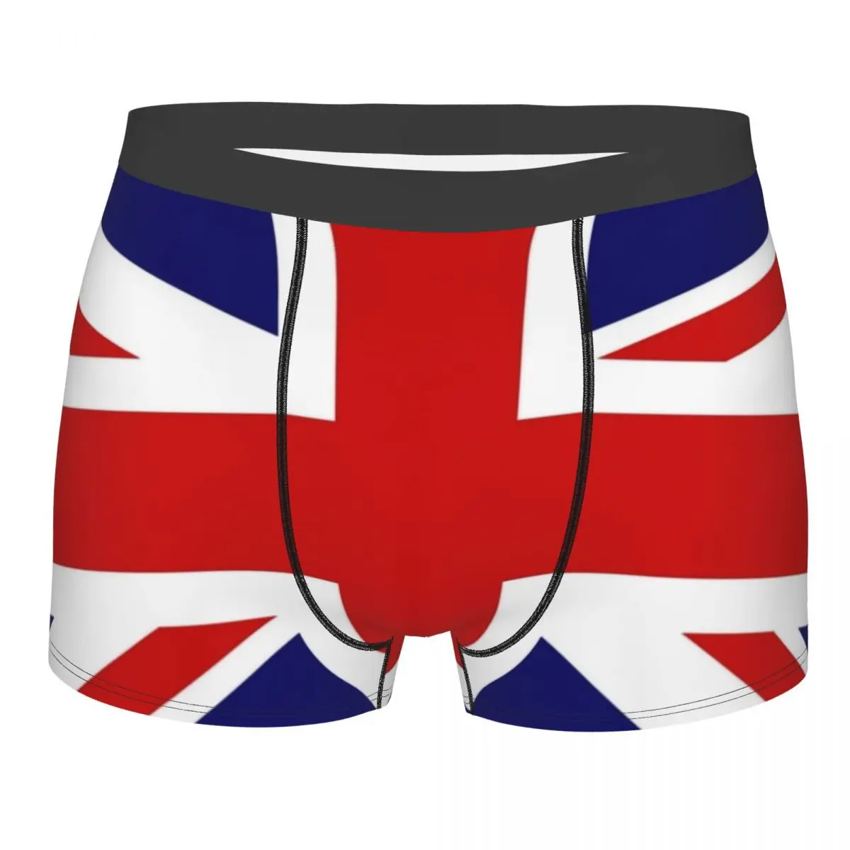 

Мужские сексуальные трусы-боксеры с британским флагом, мягкие шорты-трусы для мужчин