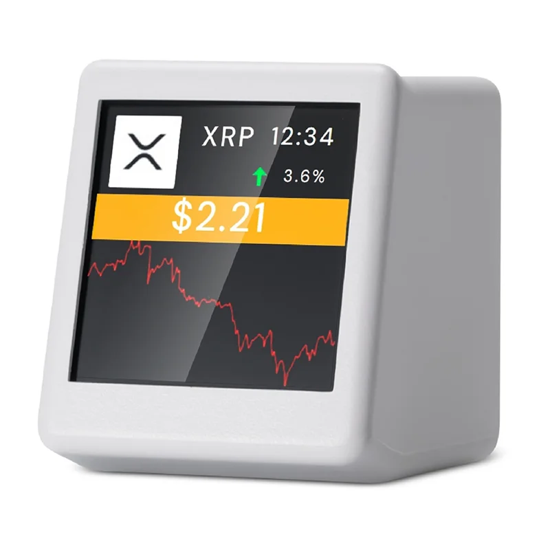 AA84 Wifi Crypto Tracker Crypto Precio Displayer 300 La criptomonedas principales se puede cambiar libremente B