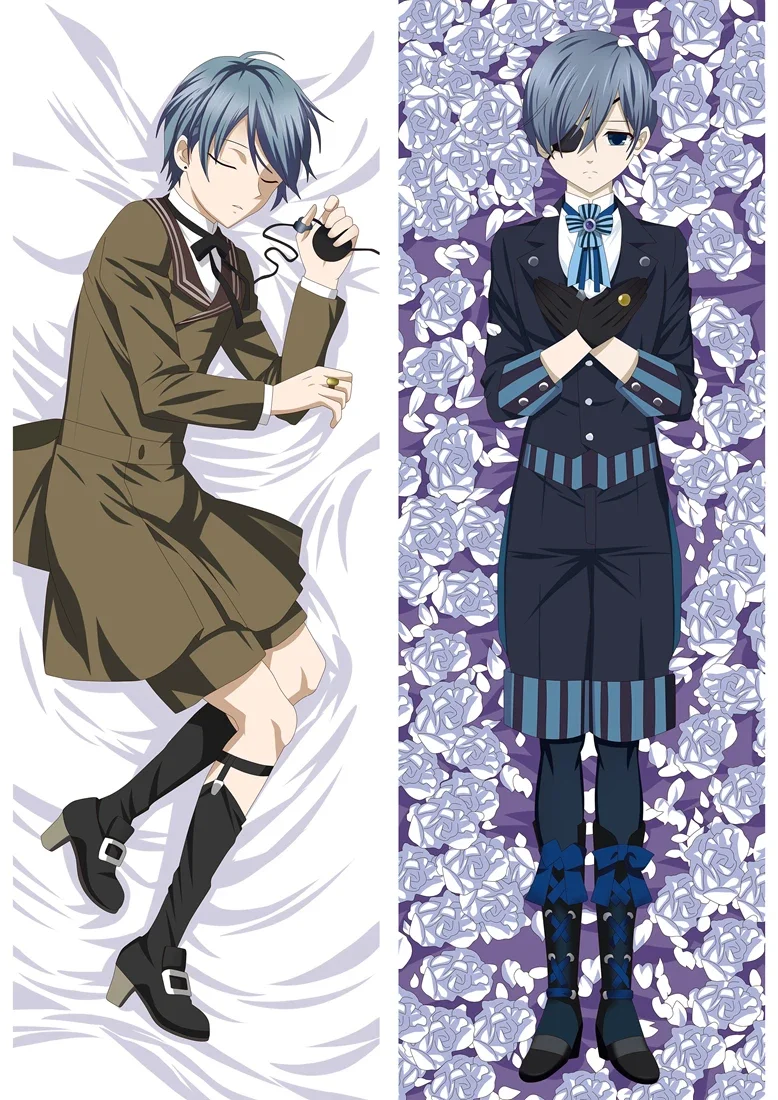 60x180cm Cosplay Anime Body Pillow Case Japanese Style 3D Cartoon Bedroom Hugging Dakimakura Pillowcase For Unisex