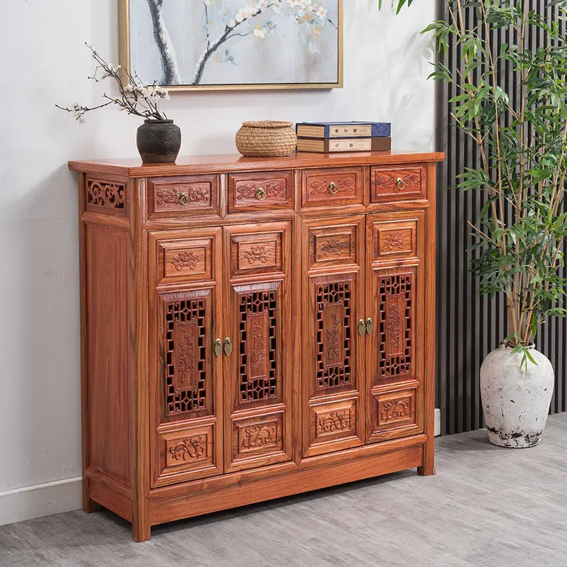 Strong Luxury Shoe Cabinet Wood Design Tall Cheap Drawer Shoe Cabinet Storage Space Saving Meuble Chaussures Furniture For Home
