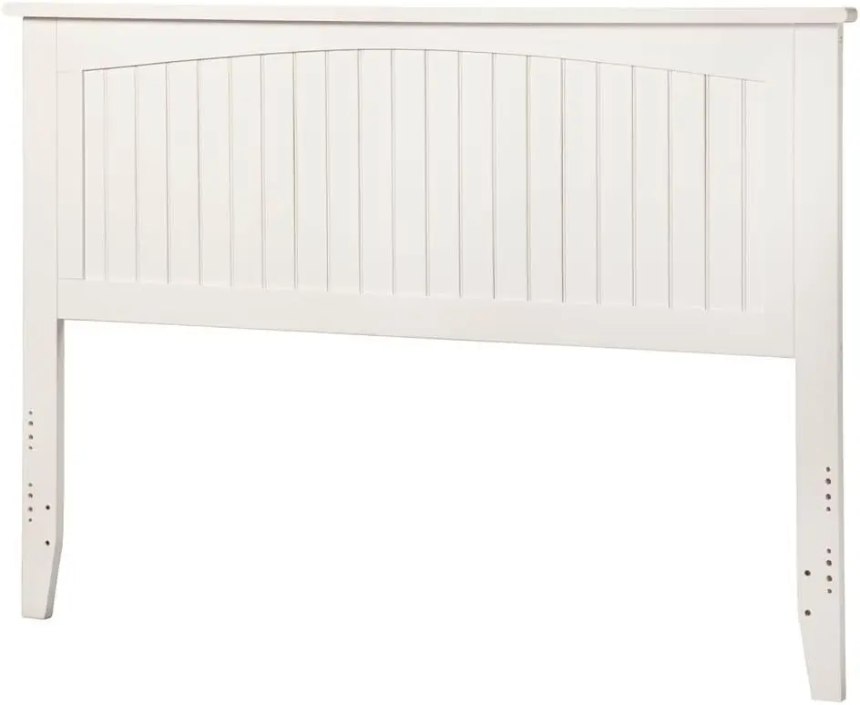 Furniture AR282852 Nantucket Headboard, King, White