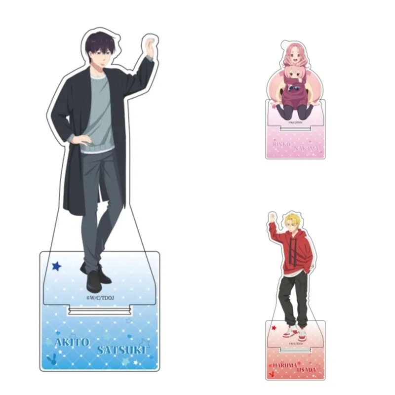 Pardon the Intrusion, I'm Home! Acrylic Desk Display Stand Character Figure With Base Transparent Acrylic Ornament Keychain