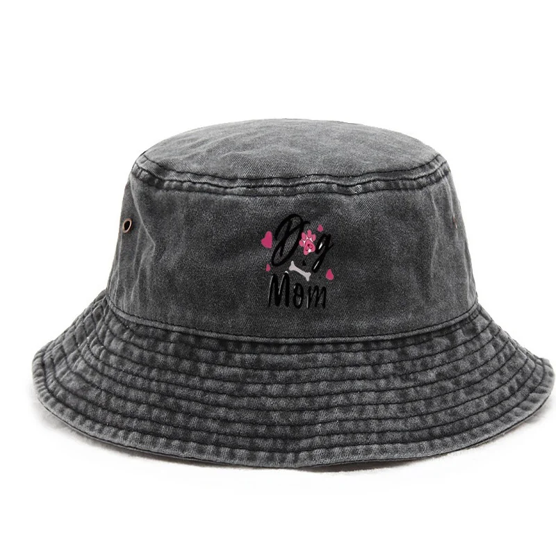 Interesting Printed Vintage Washed Fisherman Hat - Made of Lightweight Non-Stretch Material, Featuring a Wide Brim for, Suitable