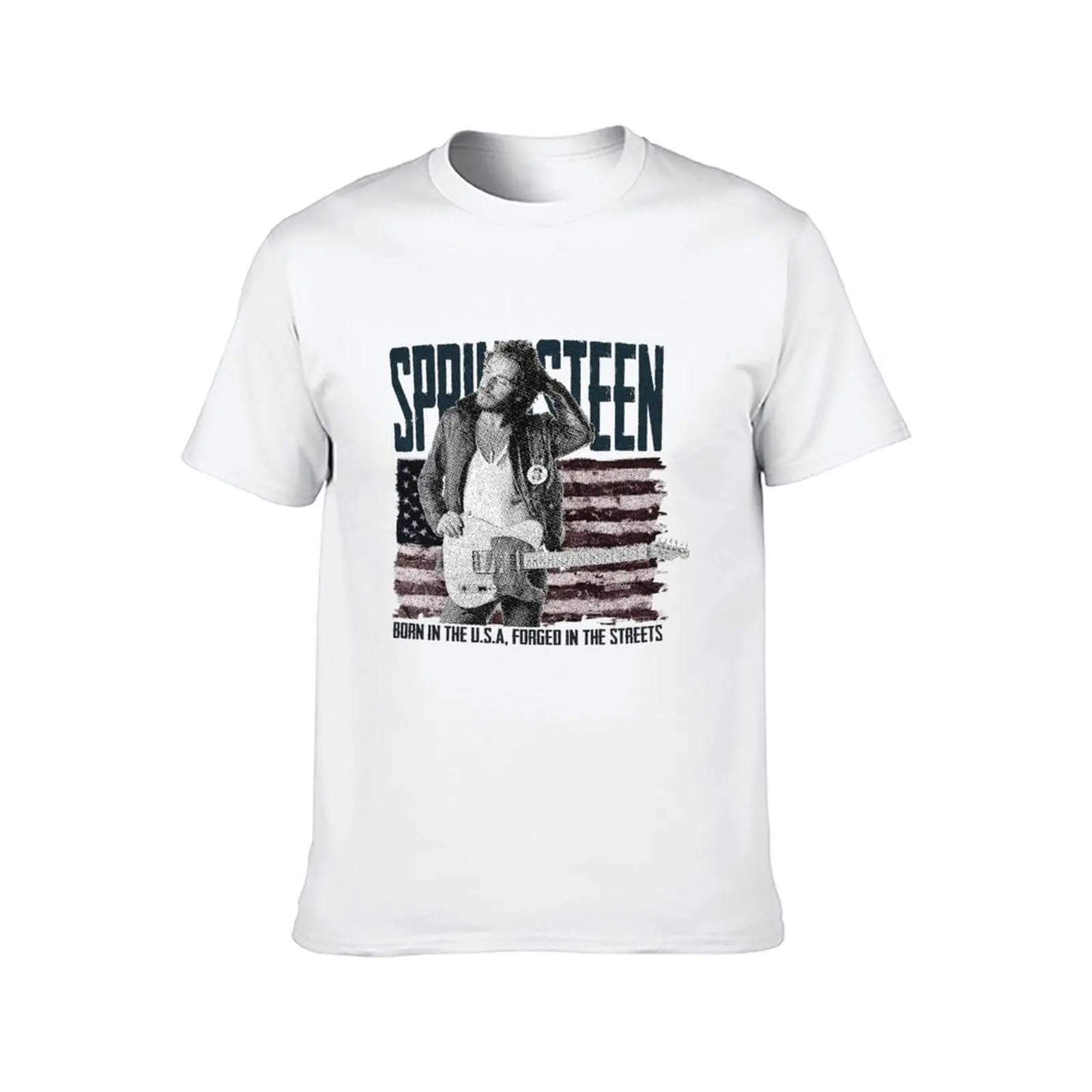 Bruce_Springsteen Vintage - Born in the U.S.A. T-Shirt cotton t shirts man 100% t shirts designer anime t shirts for man T-Shirt