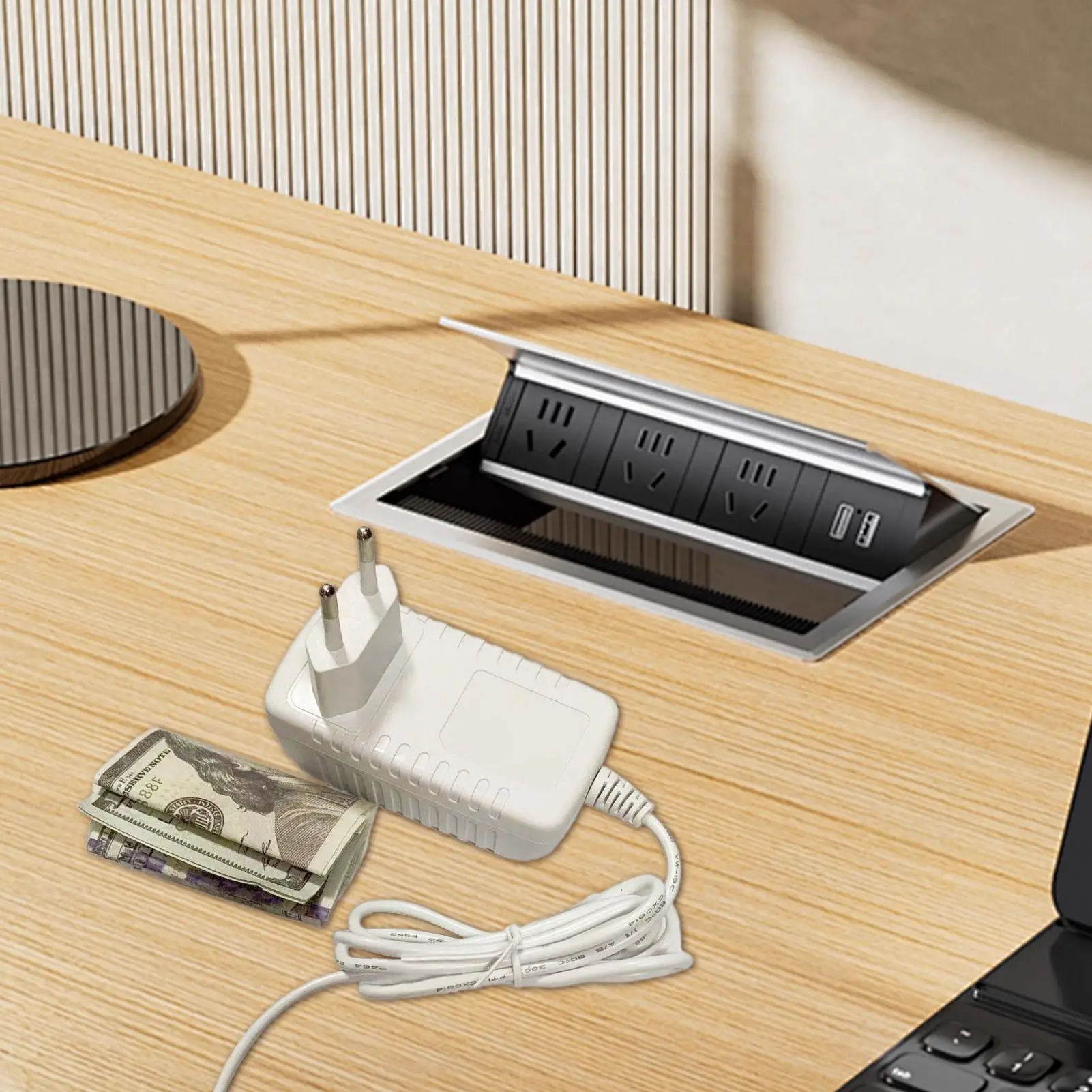 Diversion Safe Diversion Container Ladegerät Form Schmuck Bargeld Wertsachen Autoschlüssel Spardose Diebstahlsicherung für Gepäck Einkaufstasche