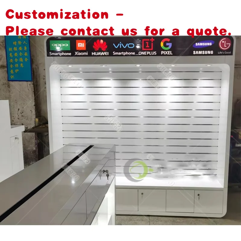 

custom.Shop Shelves and Retail Display Glass Cabinets Customized Counter Furniture Design Mobile Shop Cheap Display Showcase