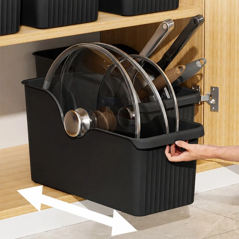 kitchen-storage-box-organizer-plastic-cabinet-pot-lid-holder-multi-functional-home-use-rack-for-utensils-and-dishes