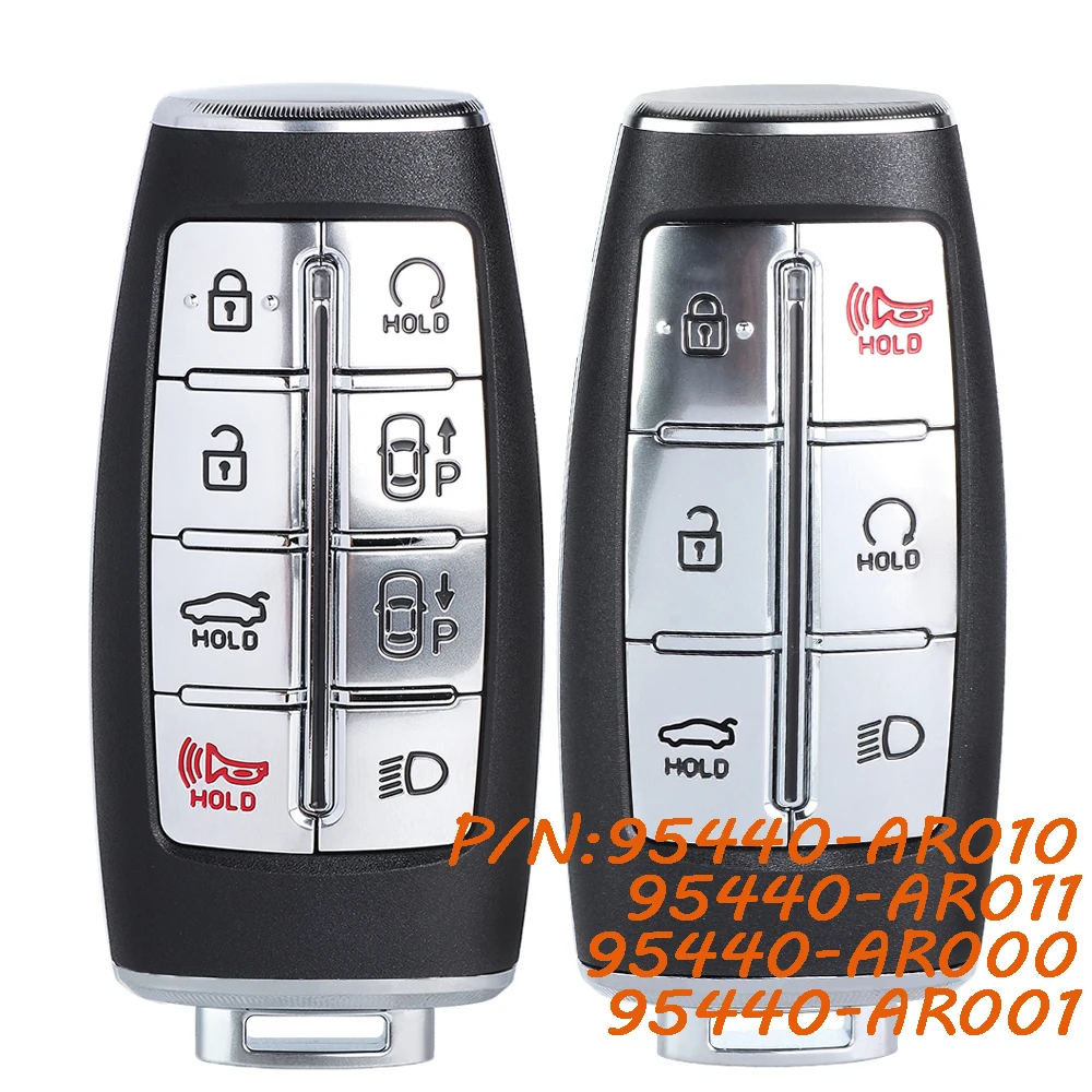 KEYECU 95440-AR010 95440-AR011 95440-AR000 95440-AR001 الذكية مفتاح بعيد فوب ل Genesis GV70 2020 2021 2022 2023 2024 2025