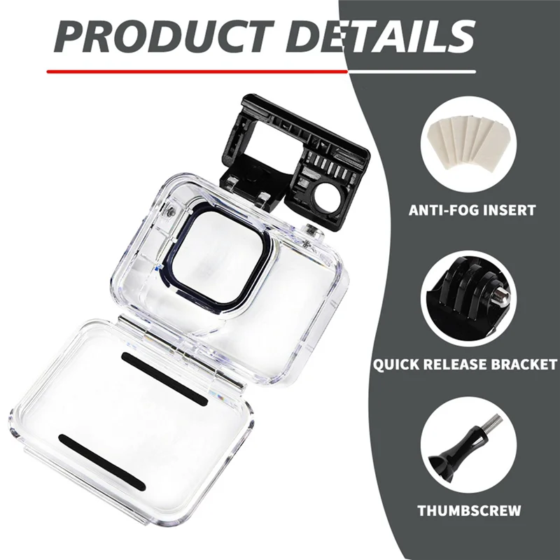 【NEW LISTING】For Insta360 Ace Pro 2,Underwater 30M/98FT Waterproof Case Protective Cover Shell For Insta360 Action Camera Diving