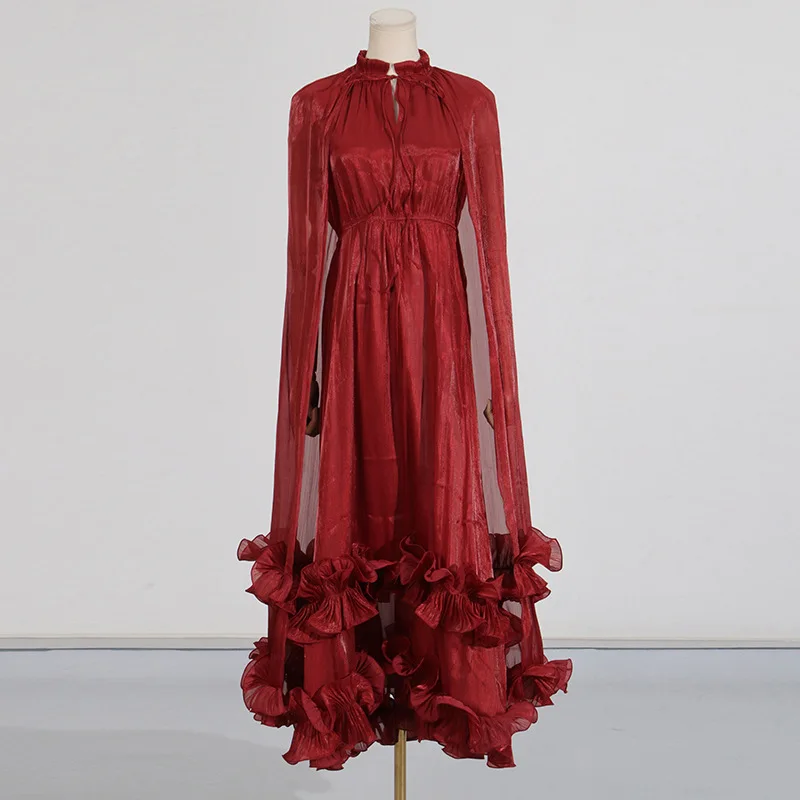 Ele Capuz Dupla Camada Ne Dr com Wood ain Australian Faion High End Luxury Dr para Mulheres