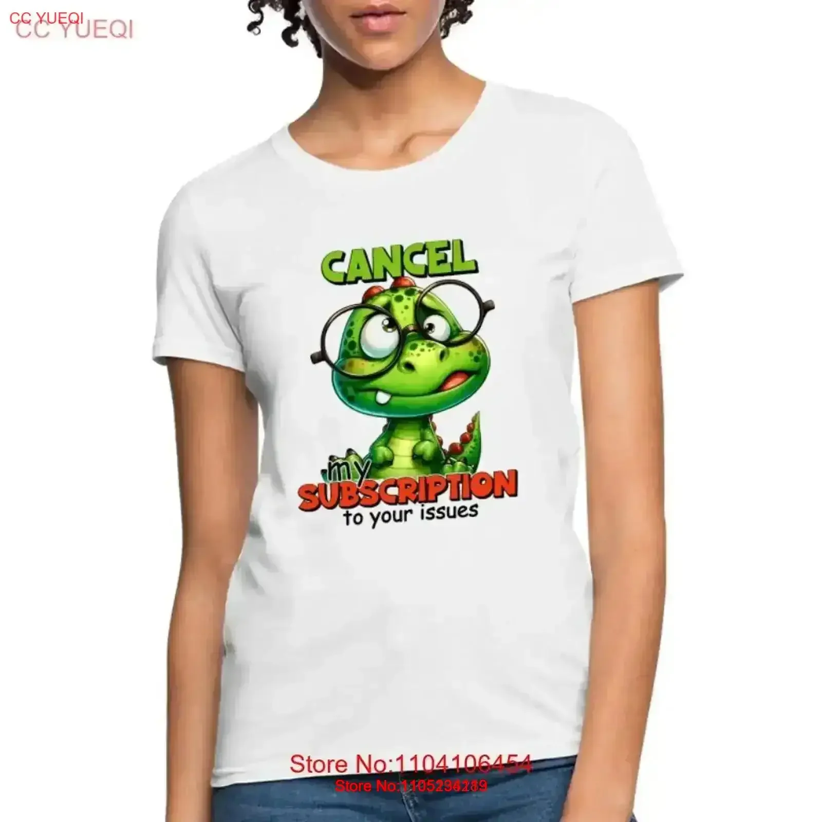 Cancel My Subscription To Your Issues Women's Contoured T Shirt vintage Washed Comfortable Breathable Soft homme Stylish