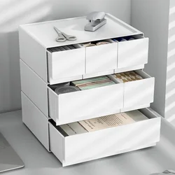 Desktop Storage Box Cosmetics Drawer Organizer Free Combination of Multi-layer Stackable Jewelry Box Space Saving