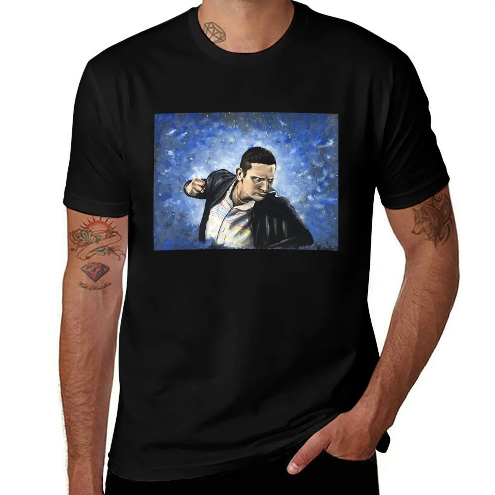 ITYSL Tim POPPERS T-Shirt Casual Breathable Short Sleeve Top T-Shirt