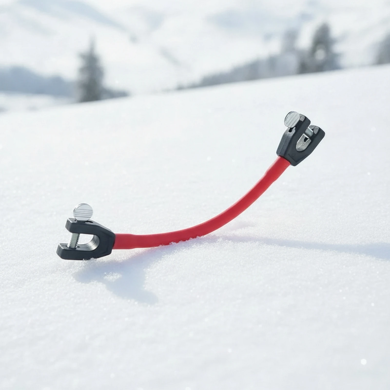 Ski Tip Connector Lightweight Ski Tip Clip with Adjustable Clamps Flexible Easy to Install