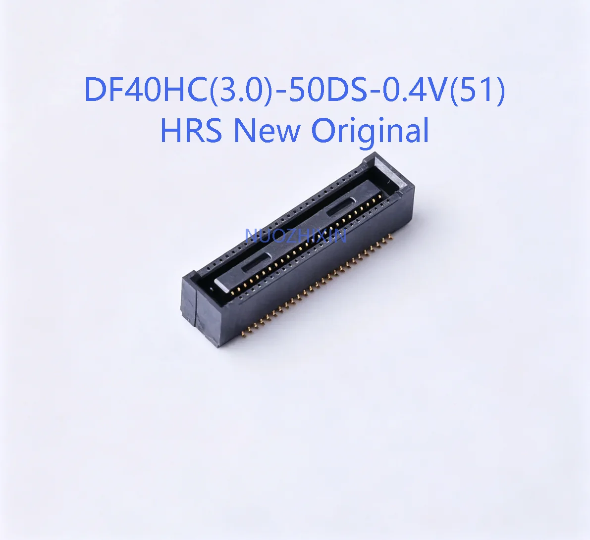 

10PCS DF40HC(3.0)-50DS-0.4V(51) DF40HC(3.0)-50DS-0.4V 50Pin 0.4mm Pitch SMT BTB Receptacle 3.0mm Stack Height Gold Plated RoHS