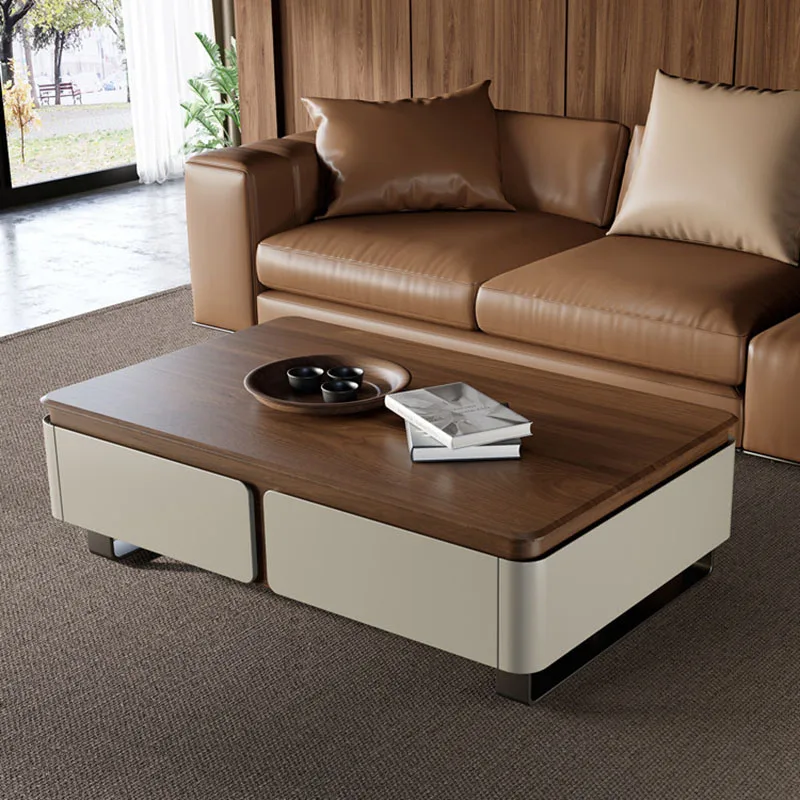 Moving Writing Side Table Modern Luxury Storage Living Room Designer Drawers Coffee Table Dinner Couchtisch Trendy Furniture