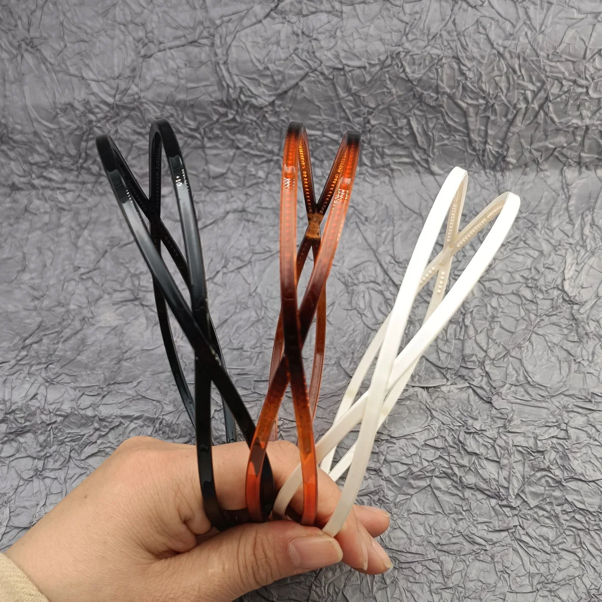 1/3 PCS Oval Stirnband Elastische Haar Hoops Frauen Stirnbänder Haarband Mädchen Mode Koreanische Kopfbedeckungen Kaffee Zubehör – Detail 4